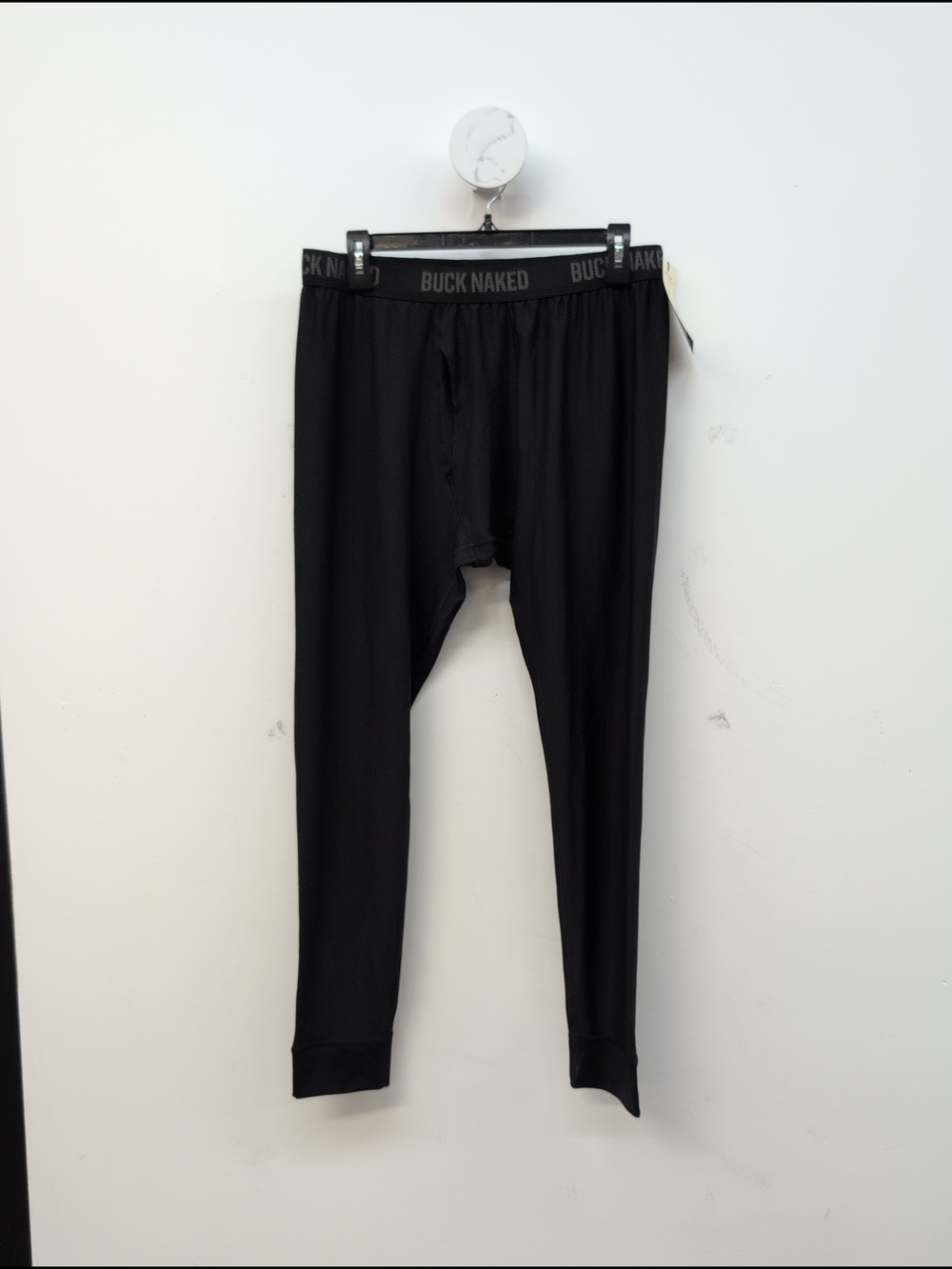 Duluth Trading Men's Buck Naked Performance Base Layer Pants Large Black